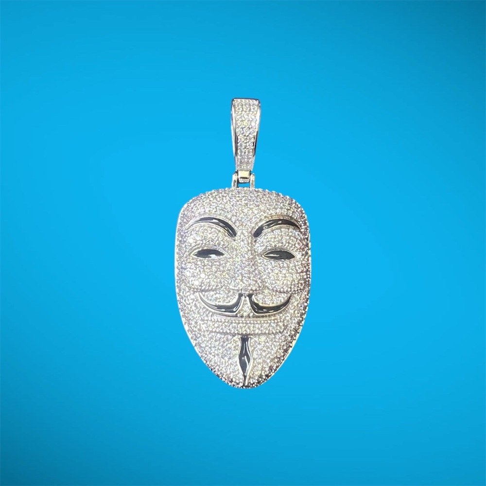 Anonymous face mask Pendant